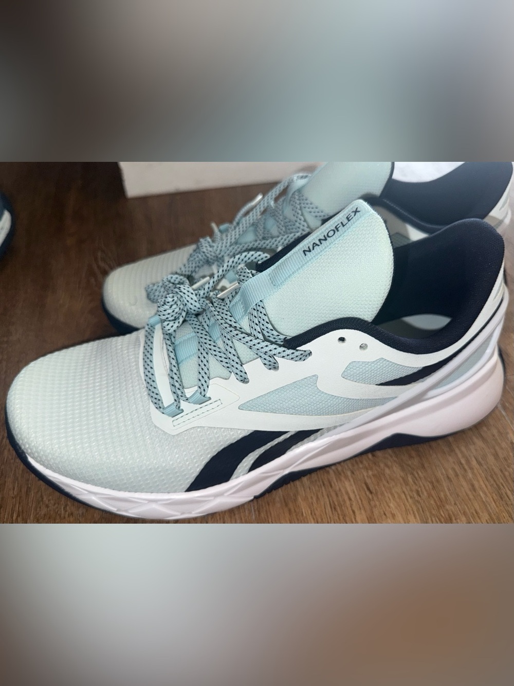 Reebok men’s mint green Nanoflex Running Shoes